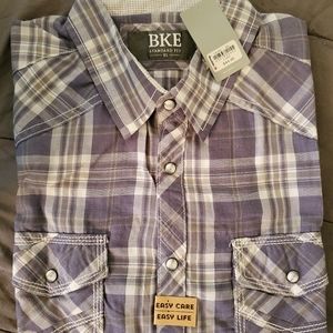 Buckle Men's XL Plaid Western Style Shirt Size XL